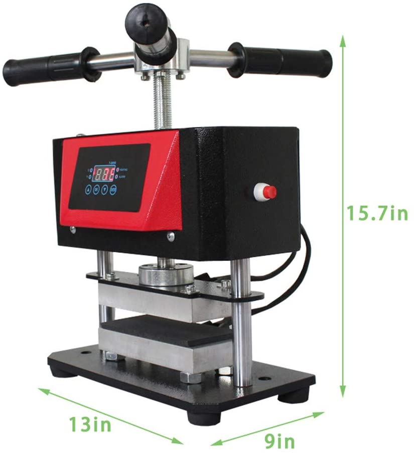 2 Tons Rosin Press Machine 2.4x4.7 inch 650W 220V 0-260℃