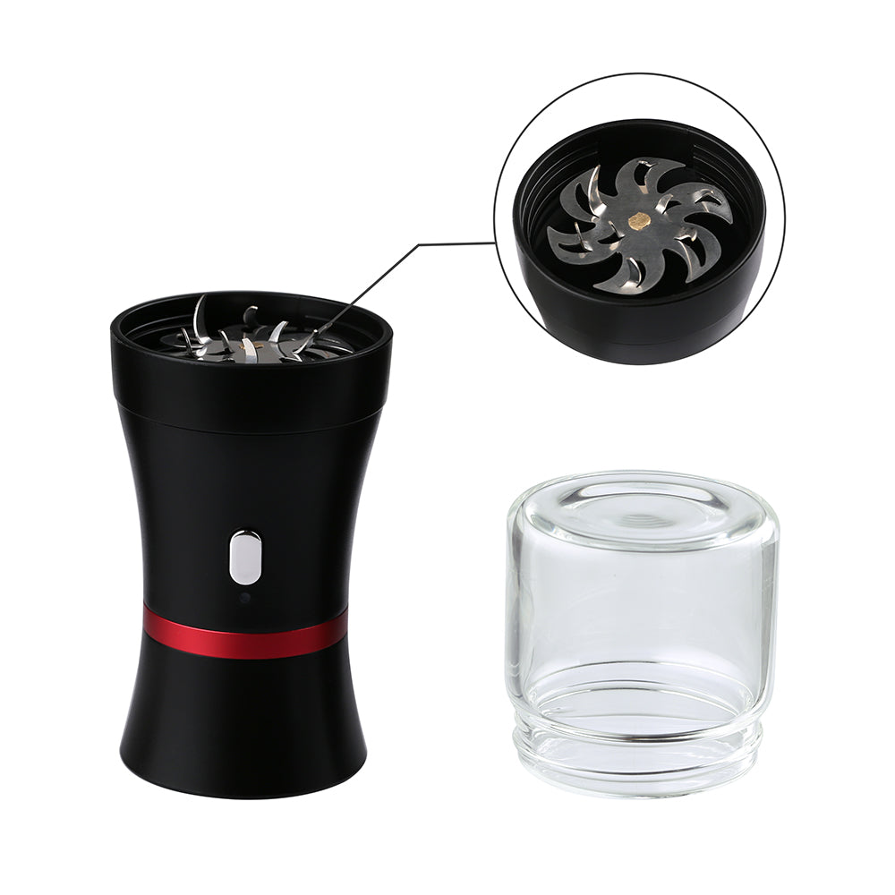 Electric Herb Grinder Pollen Spices Coffee Grinder USB Charge 1100mah