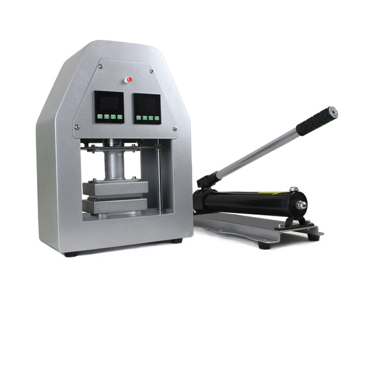 20 ton Hydraulic Rosin Press Machine 900W 4.7*4.7 inch Dual Heating Plates