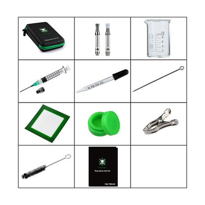 Terp Done Tool Accessory Kit for Concentrate Wax Thick Oil to E-Liquid